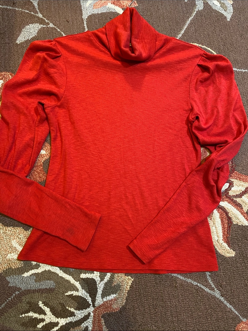Peruvian Connection Cotton Ribbed Turtleneck